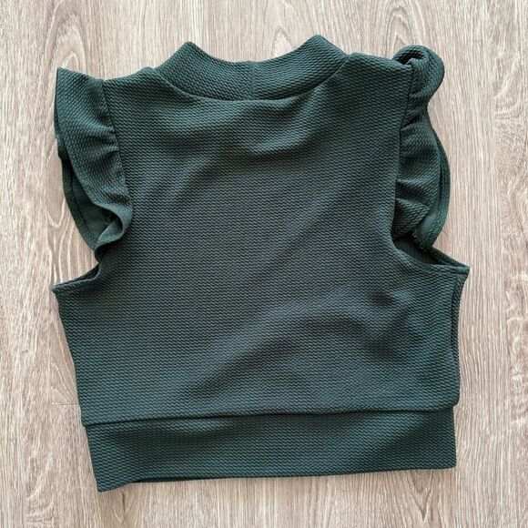 SHEIN Ruffle Crop Top - Picture 5 of 6